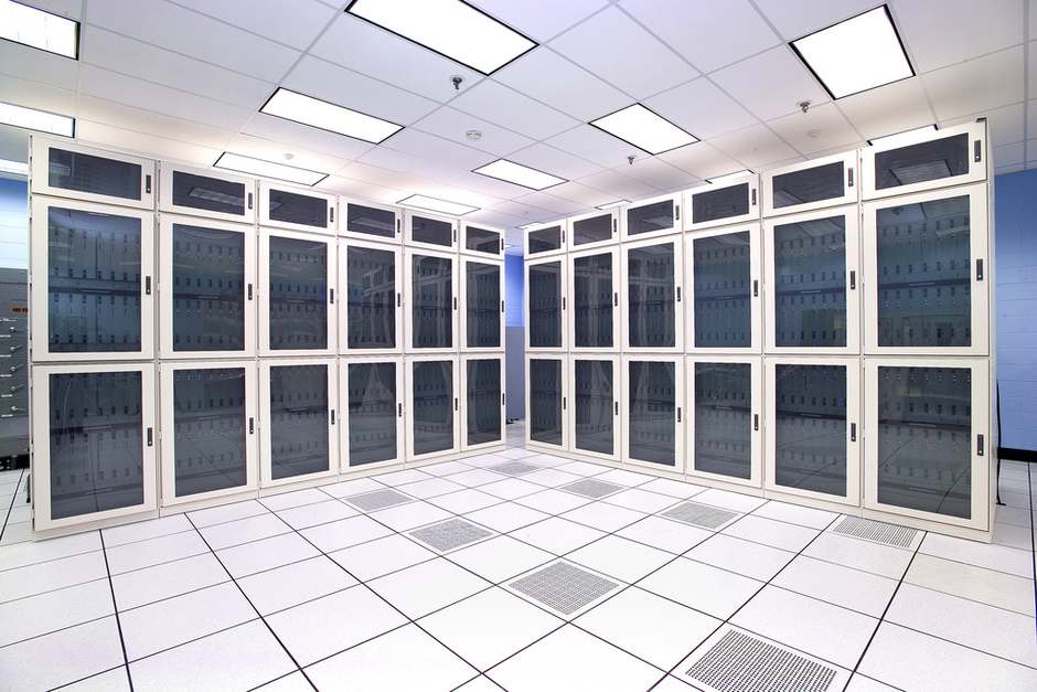 A supercomputer at Brookhaven National Lab
